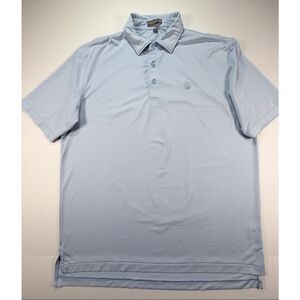 Peter Millar Summer Comfort Polo Size Large Shelter Harbor Golf Club Size Large